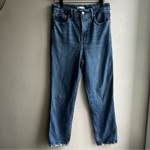 Good American Cropped Blue Jeans